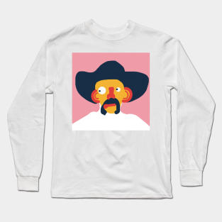 moustache Long Sleeve T-Shirt